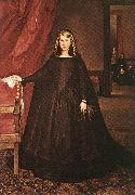 MAZO, Juan Bautista Martinez del The Empress Dona Margarita de Austria in Mourning Dress h oil painting